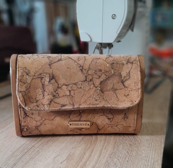 Mini sac bois et liège or 116 – Image 2