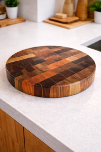 Planche à découper bois massif artisanale R-unik Création