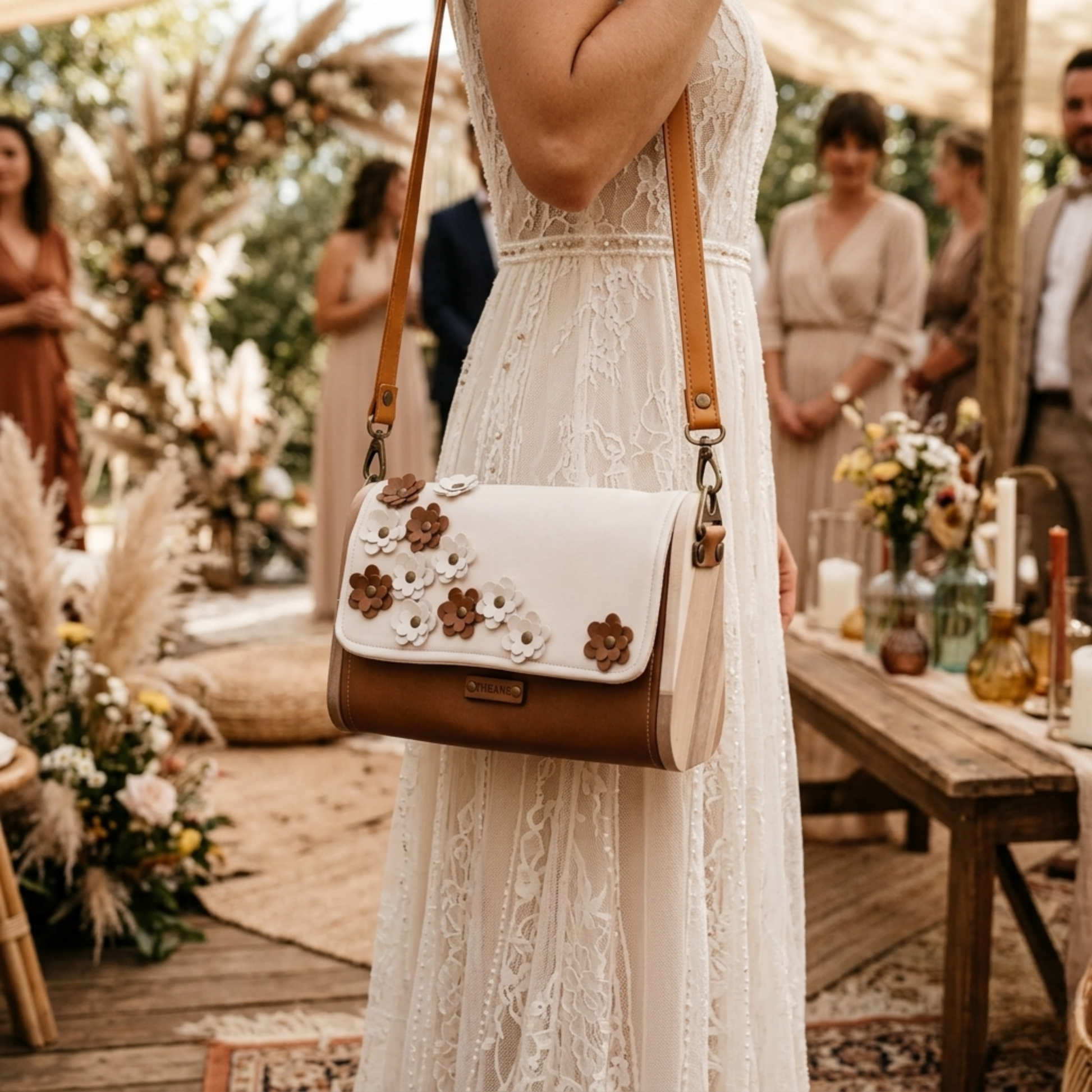 Mini sac bois et raisin sable fleuri n°162 – Image 10